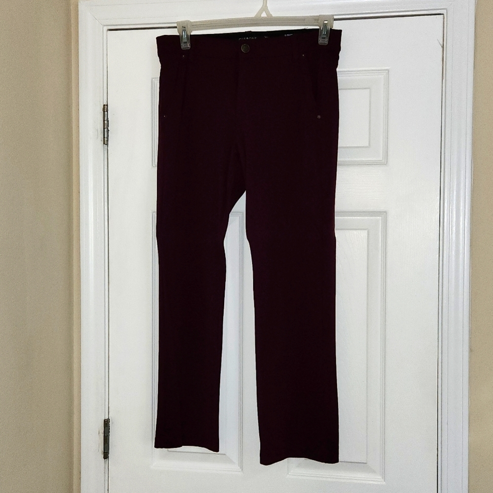 Slacks size 12, eggplant
